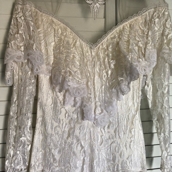 Vintage J.Harris Tea Length Formal Dress Size 5/6 - Picture 2 of 7